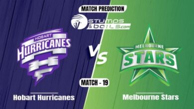 Hobart Hurricanes vs Melbourne Renegades BBL match prediction